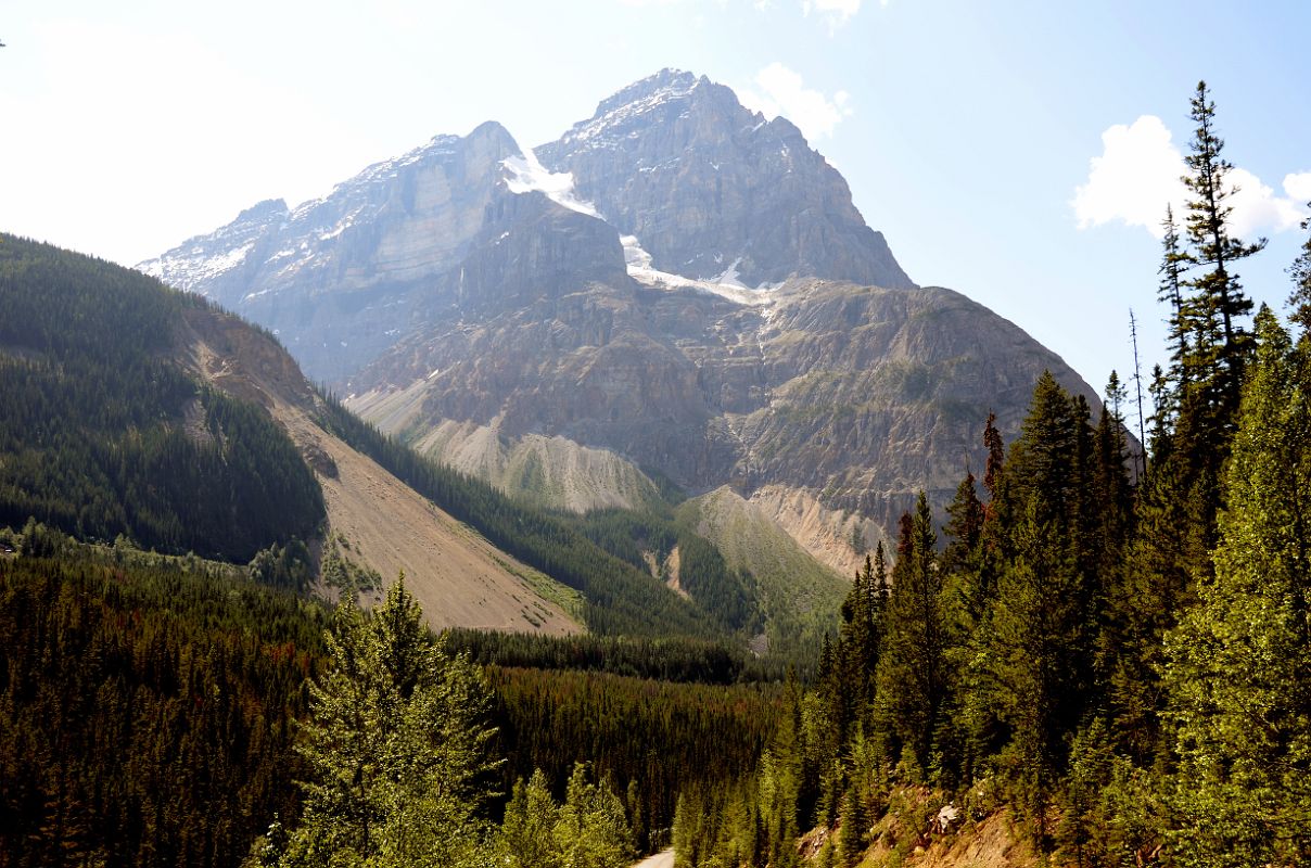 17 Mount Stephen From Spiral Tunnels On Trans Canada Highway In Yoho